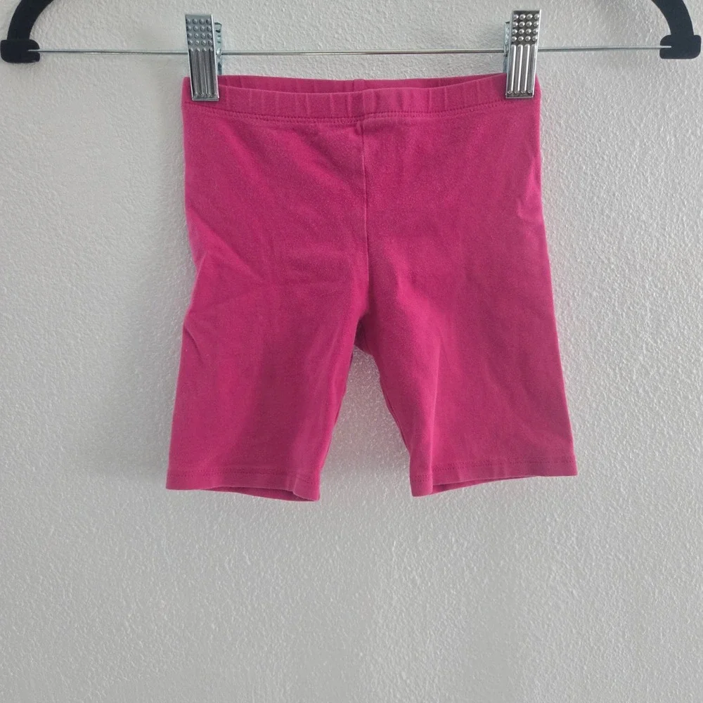 The Childrens Place Girls‎ Pink Bike Shorts Size 4T Cotton Stretch Activewear